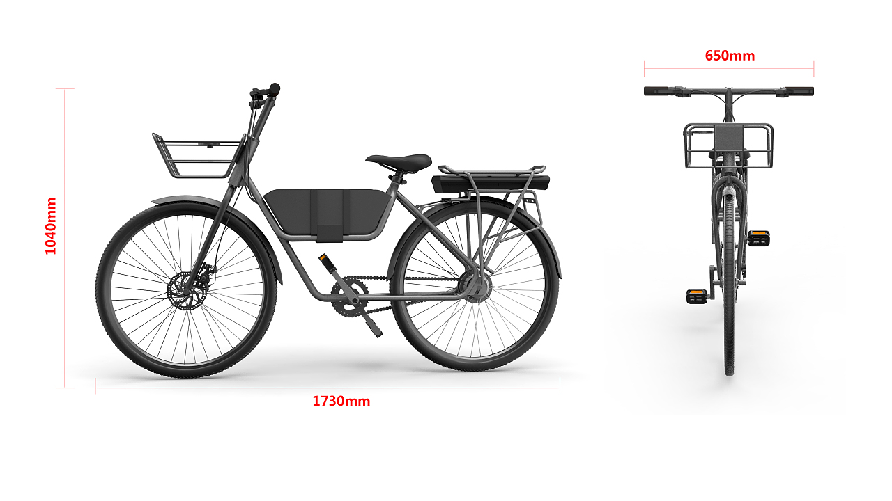 電動儲物自行車
