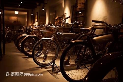 電動自行車的實景